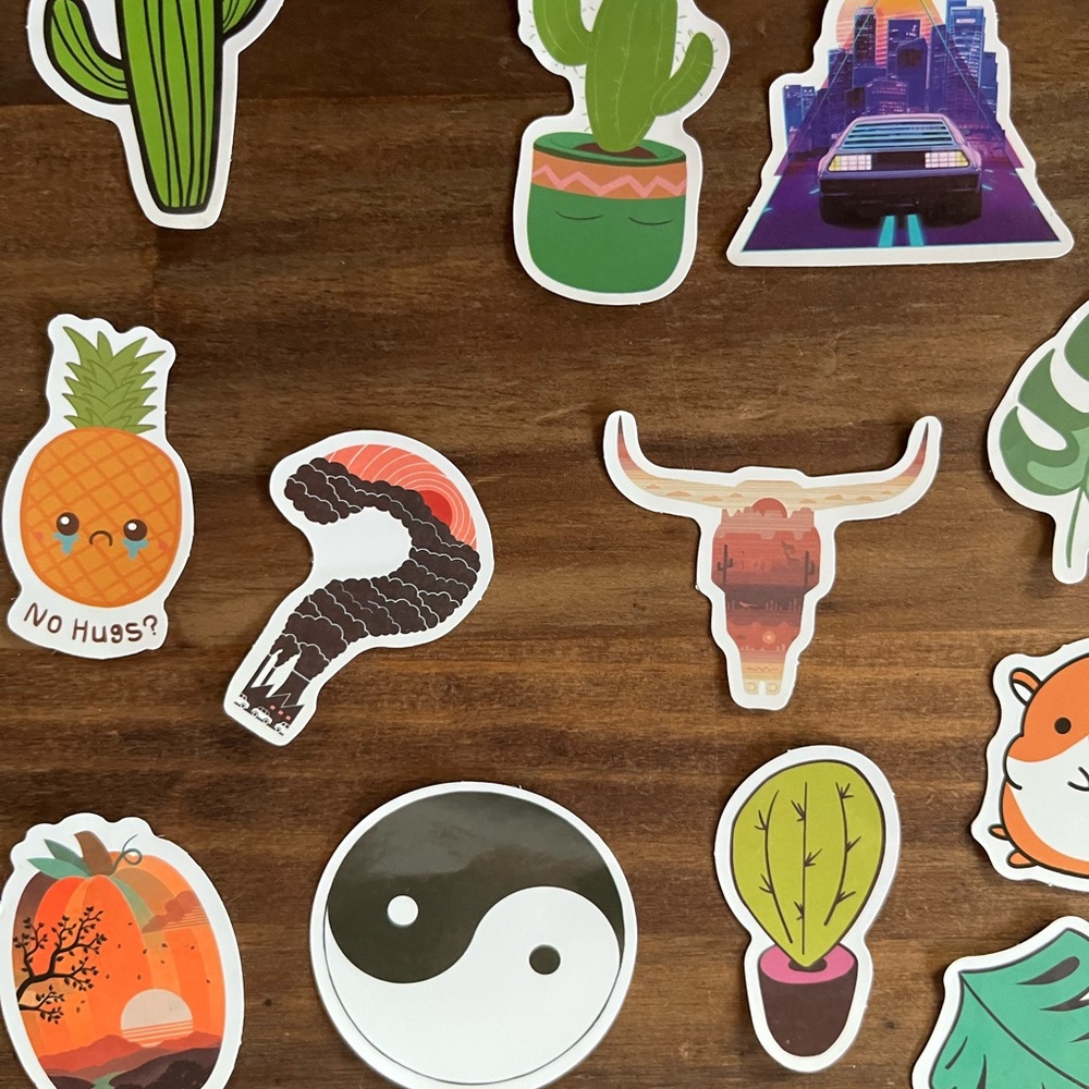 Colorful Sticker Collection, Set of 25 - Picture 3 of 4